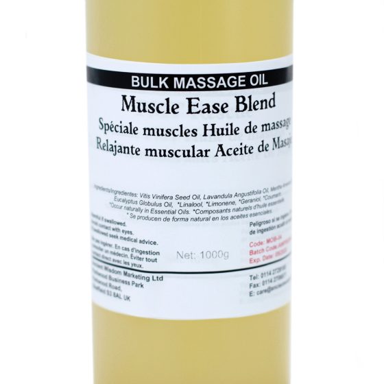 Ancient Wisdom Massageolie – Muscle Ease 1 Kg - Billede 2