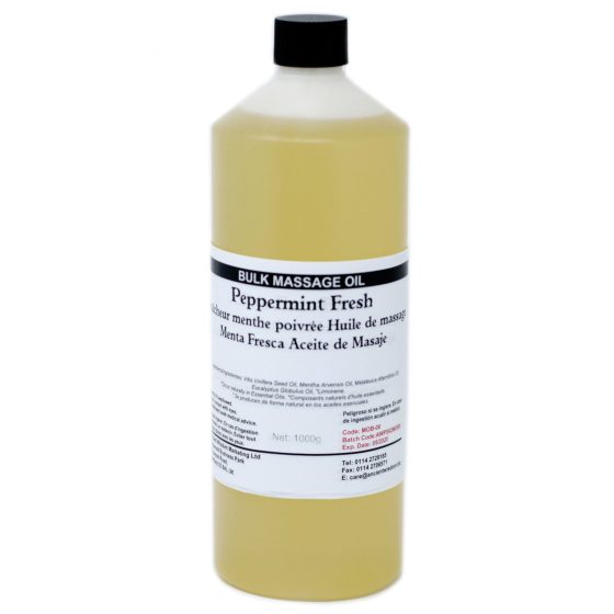 Ancient Wisdom Massageolie – Peppermint Fresh 1 Kg