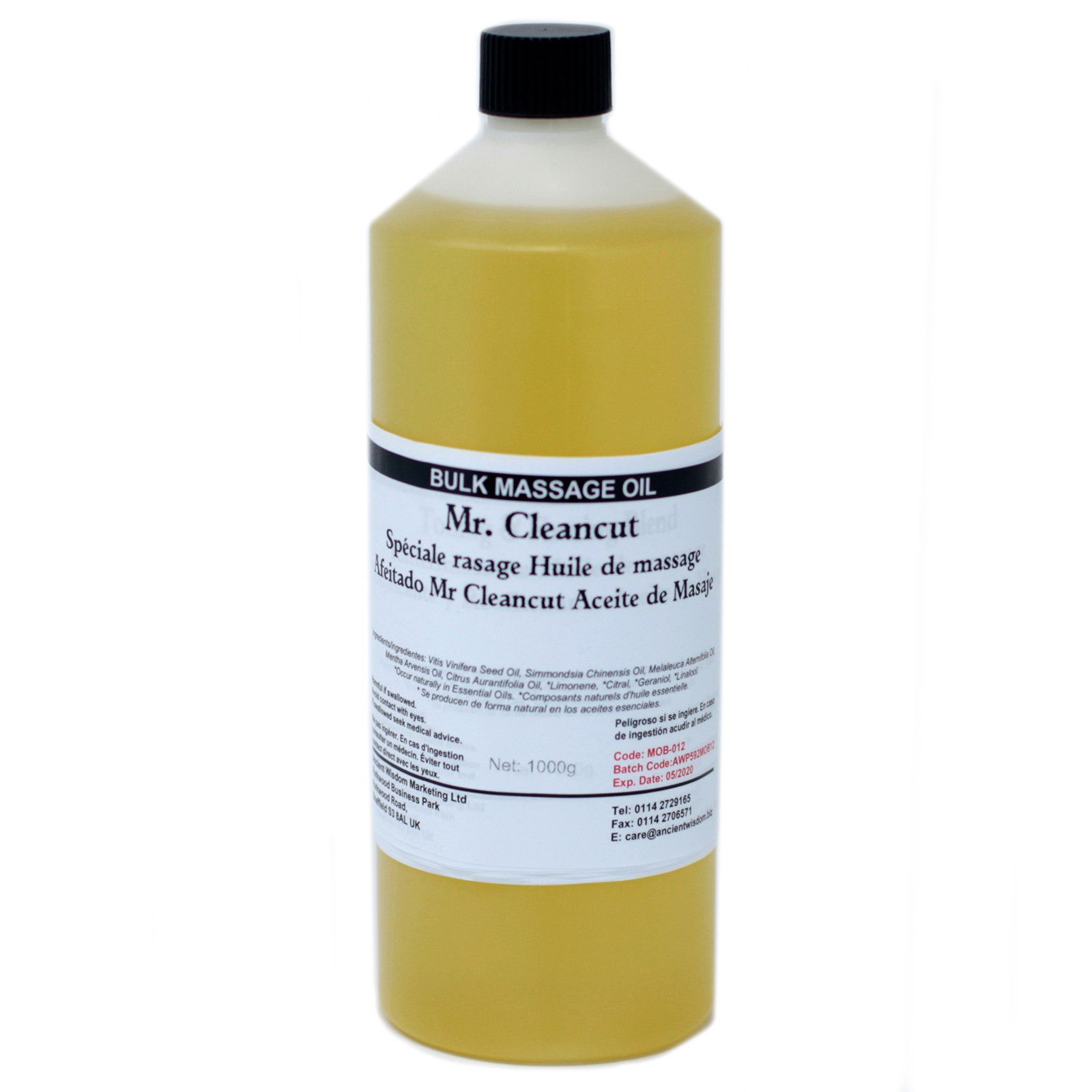 Ancient Wisdom Massageolie – Mr Cleancut Shaving 1 Kg