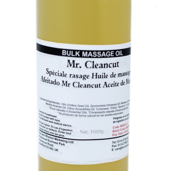 Ancient Wisdom Massageolie – Mr Cleancut Shaving 1 Kg - Billede 2