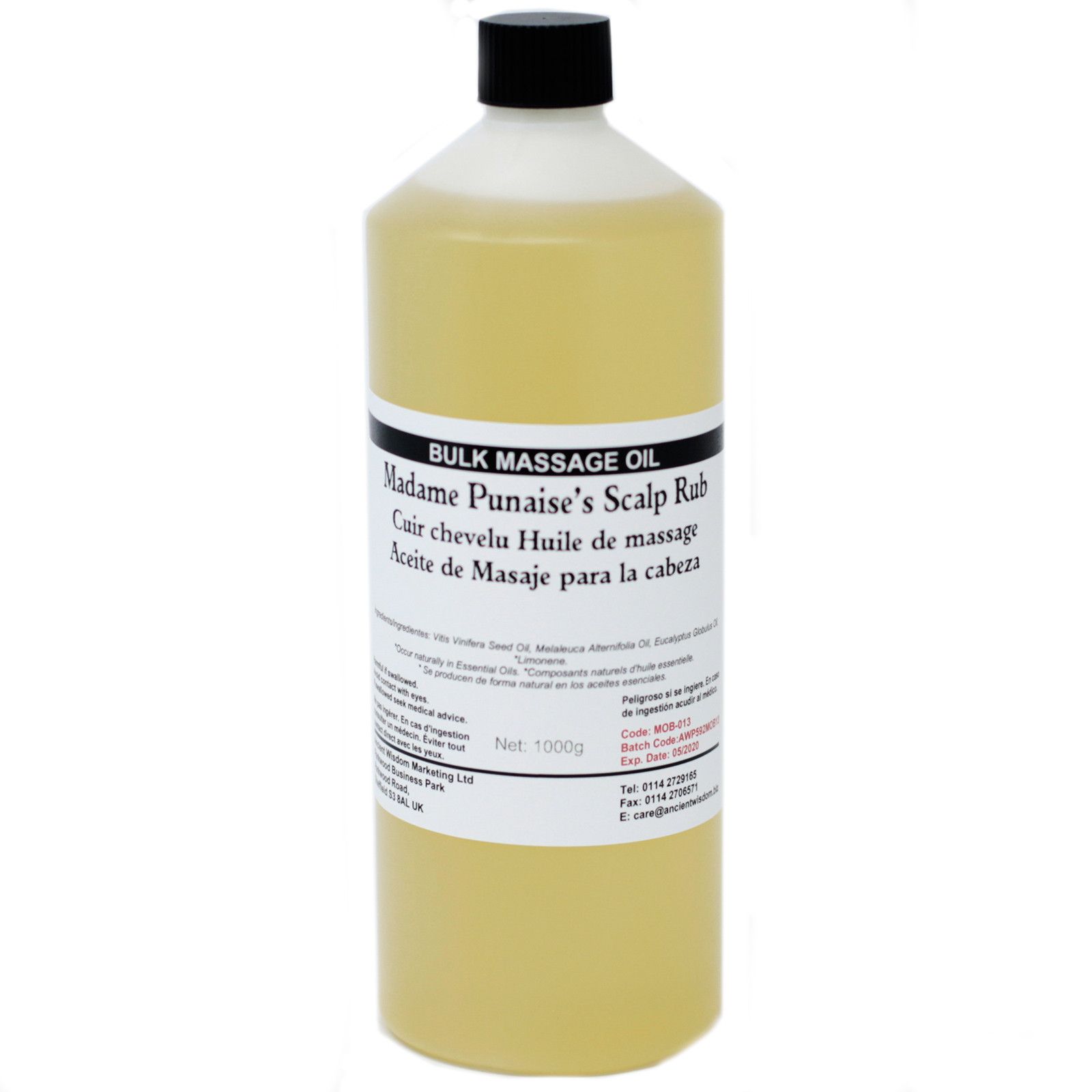 Ancient Wisdom Massageolie – Scalp 1 Kg