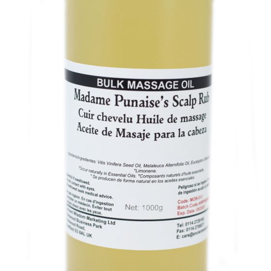 Ancient Wisdom Massageolie – Scalp 1 Kg - Billede 2