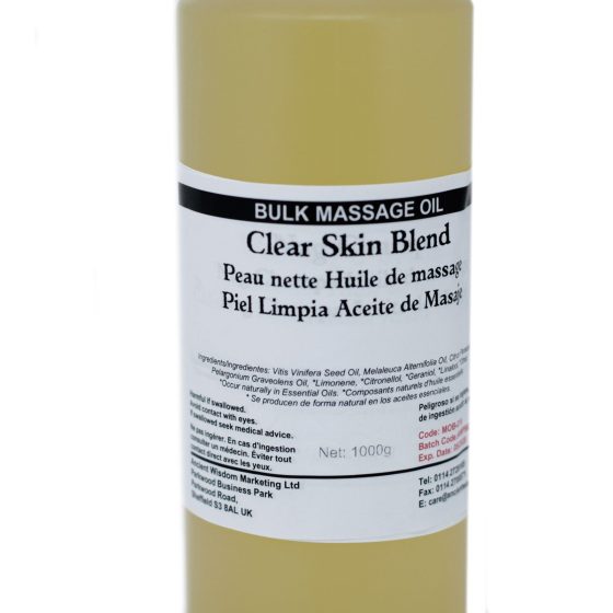 Ancient Wisdom Massageolie – Clear Skin 1 Kg - Billede 2