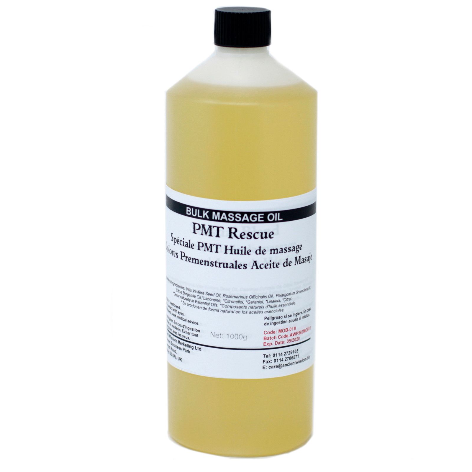 Ancient Wisdom Massageolie – PMT Rescue 1 Kg
