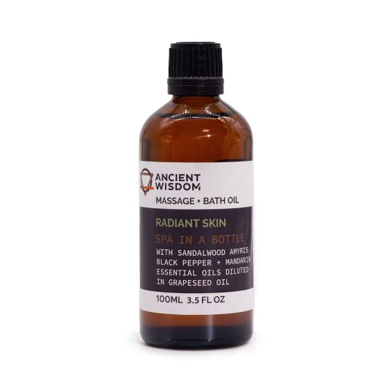 Ancient Wisdom Massageolie – Sandalwood Glow 100 Ml
