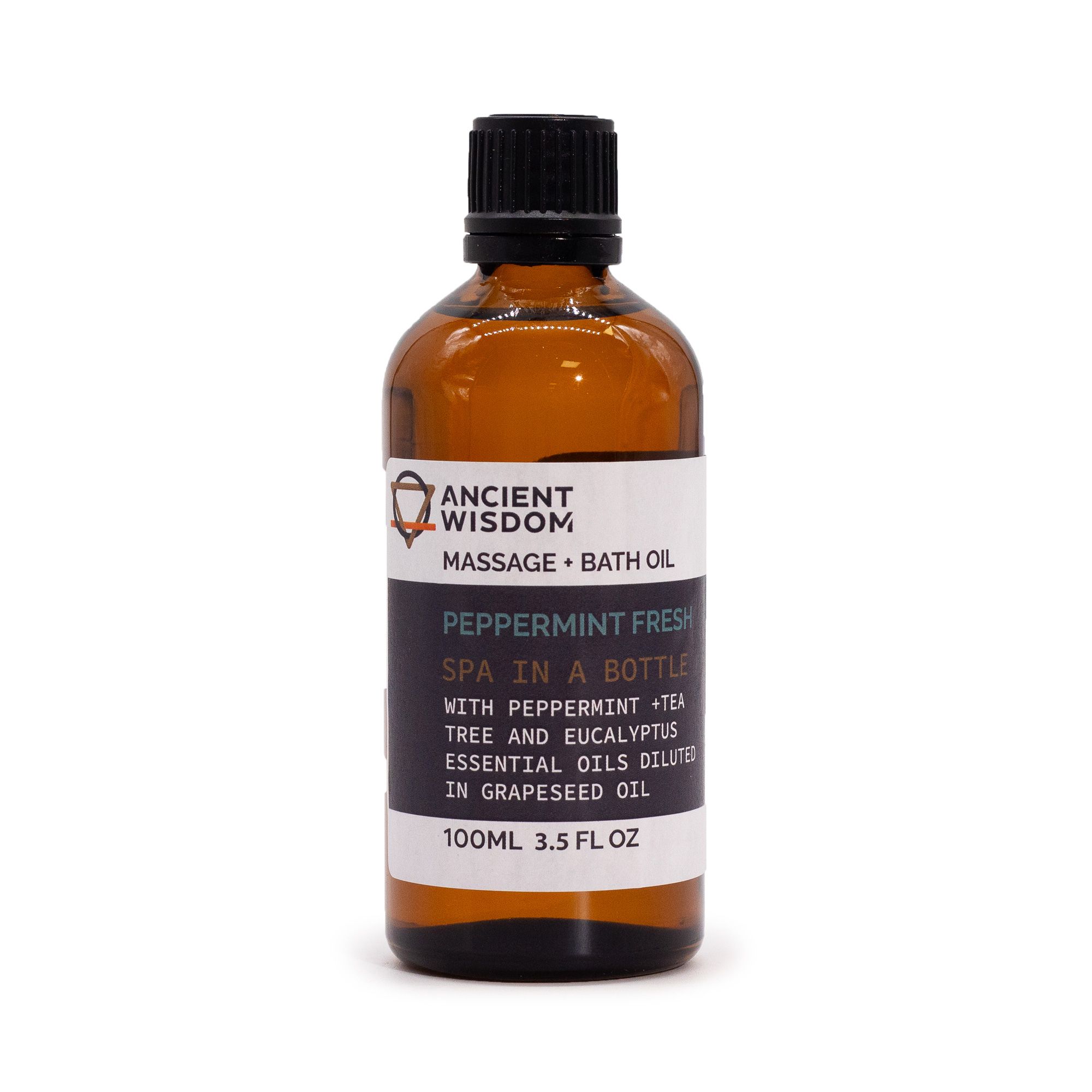 Ancient Wisdom Massageolie – Peppermint Fresh 100 Ml