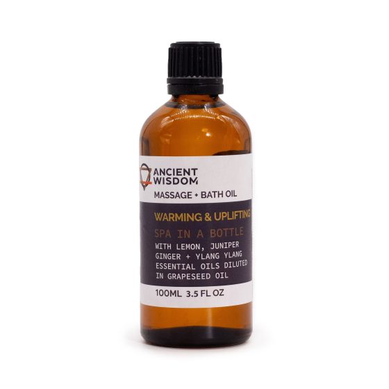 Ancient Wisdom Massageolie – Warm & Uplifting 100 Ml