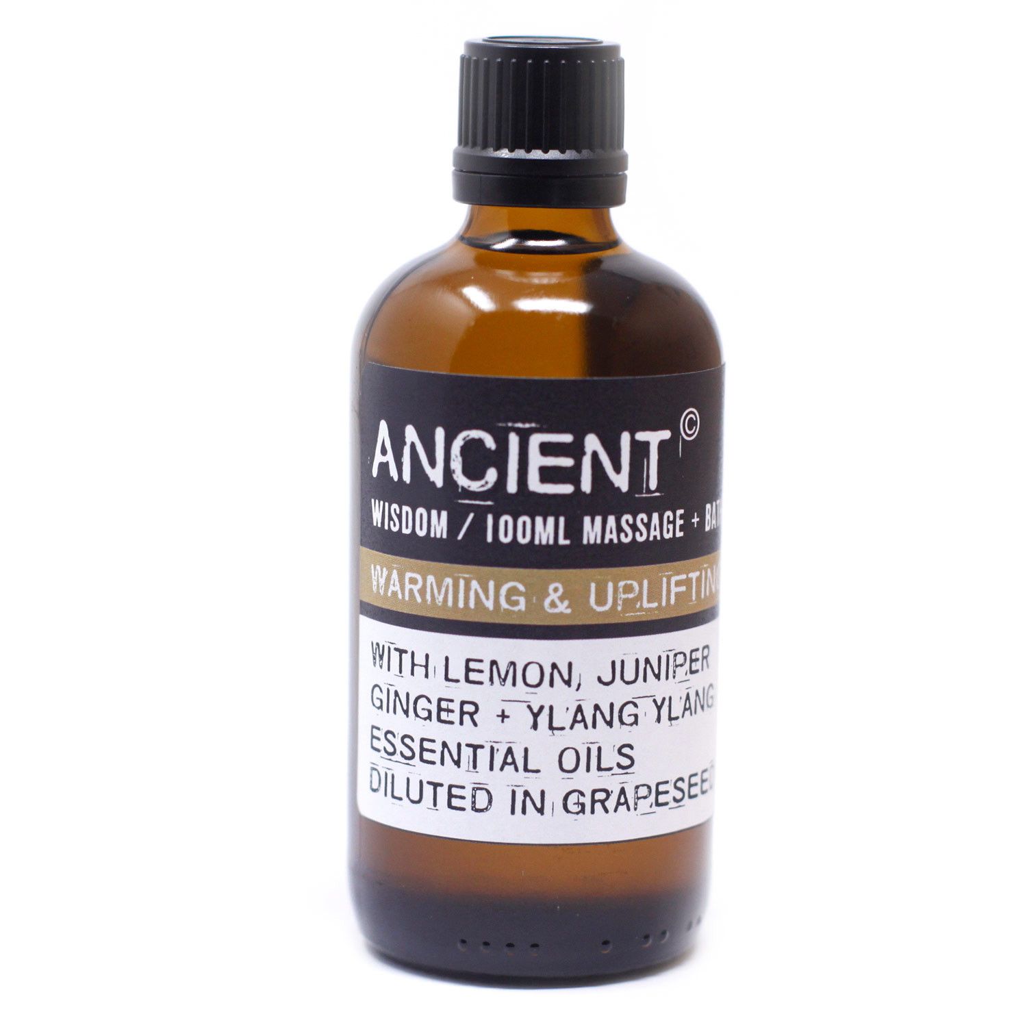 Ancient Wisdom Massageolie – Warm & Uplifting 100 Ml
