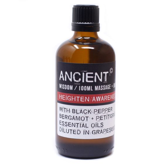 Ancient Wisdom Massageolie – Heighten Awareness 100 Ml - Billede 2