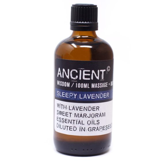 Ancient Wisdom Massageolie – Sleepy Lavender 100 Ml - Billede 5