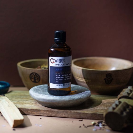 Ancient Wisdom Massageolie – Sleepy Lavender 100 Ml - Billede 6