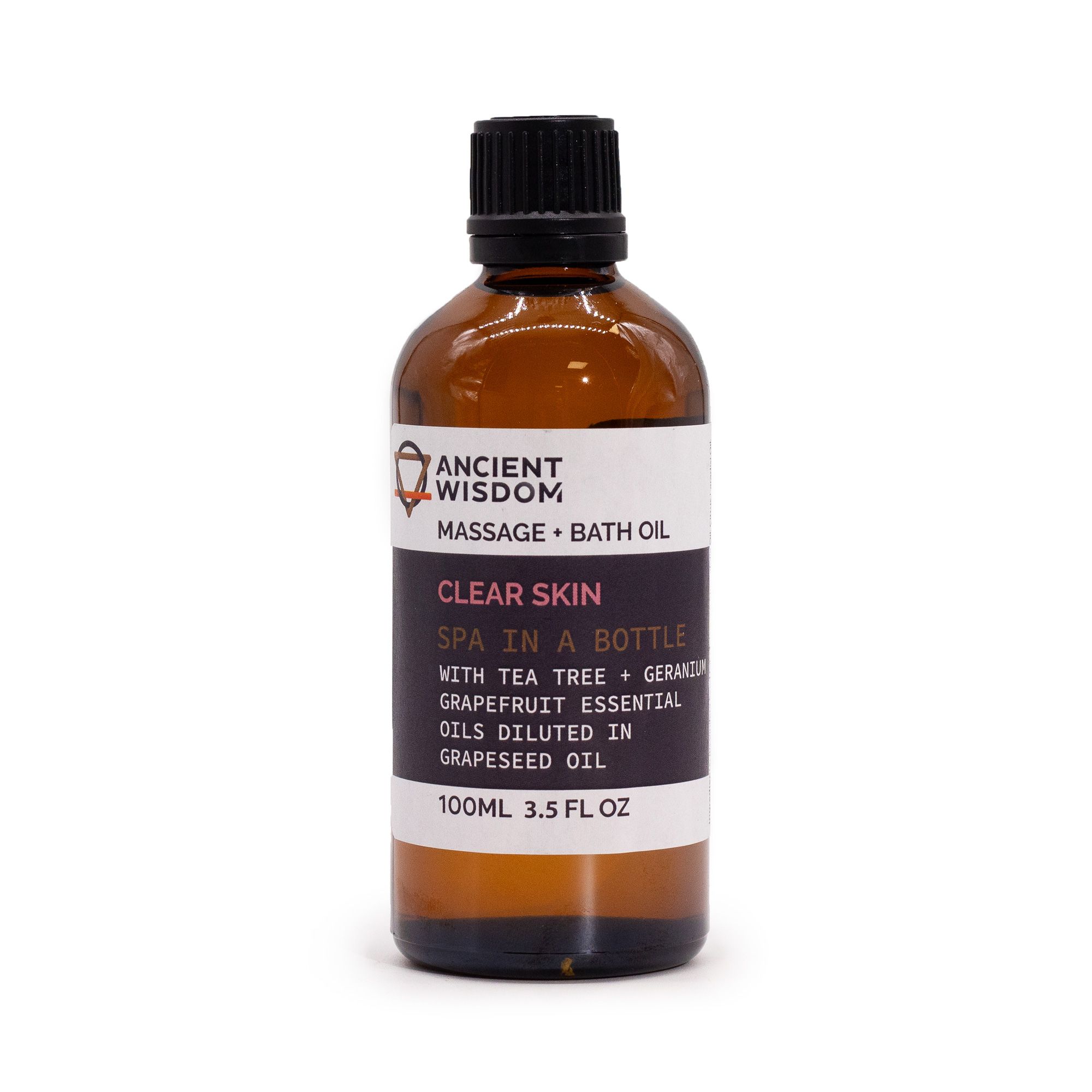 Ancient Wisdom Massageolie – Clear Skin 100 Ml