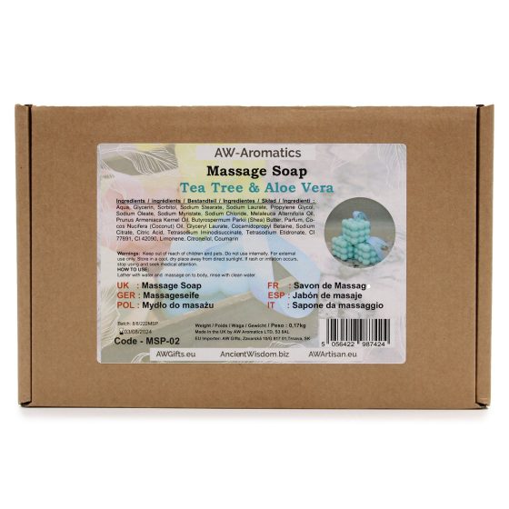 Massagesæbe – Tea Tree & Aloe Vera - Billede 3