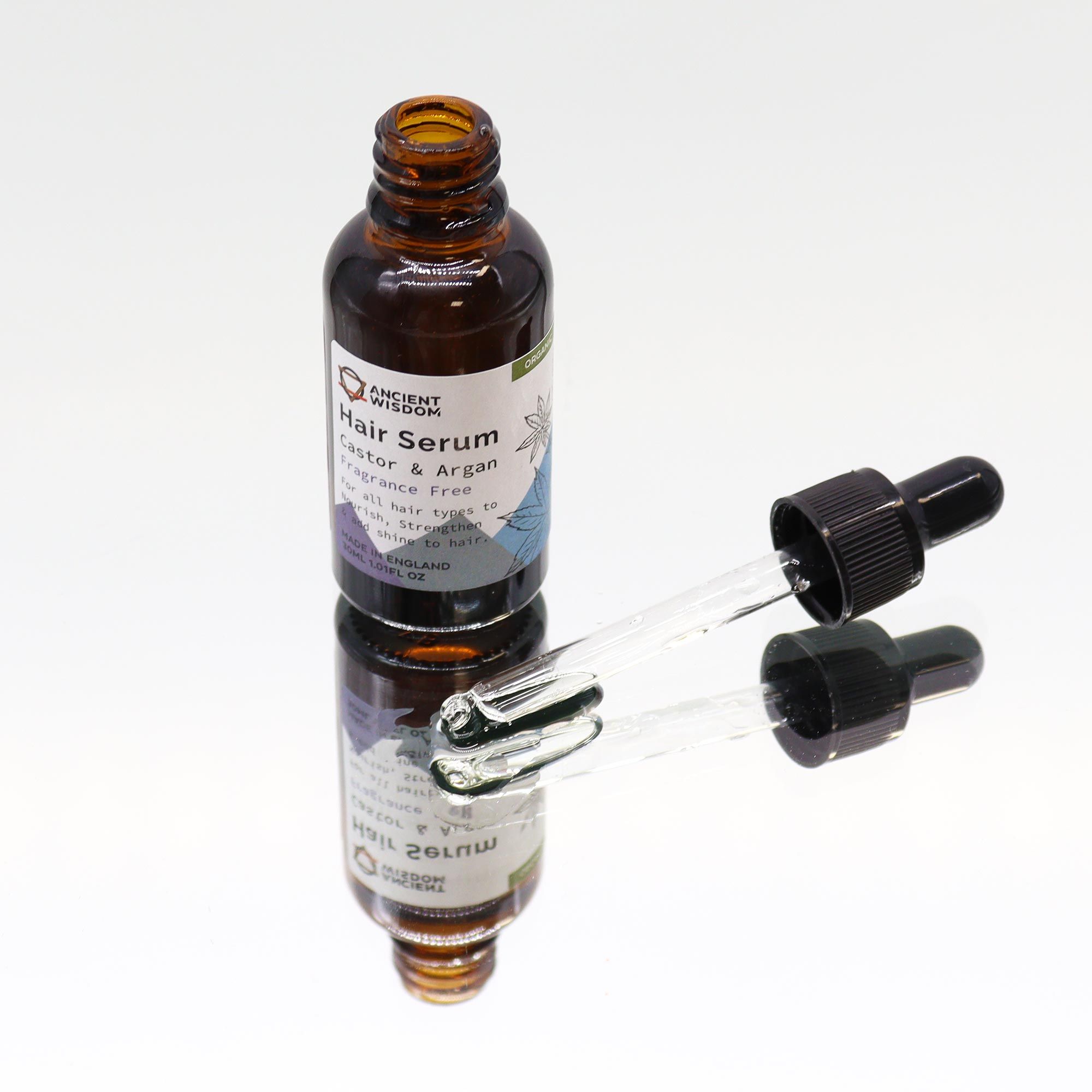Økologisk Hårserum – Uparfumeret