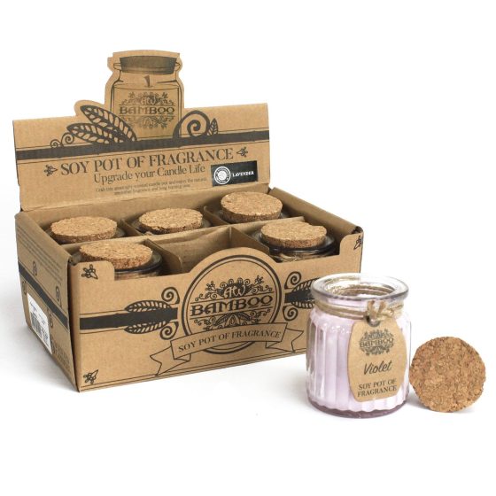 Soy Pot Soja Duftlys – Viol - Billede 3