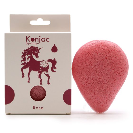 Konjac-svamp Dråbe – Rose