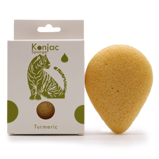 Konjac-svamp Dråbe – Gurkemeje