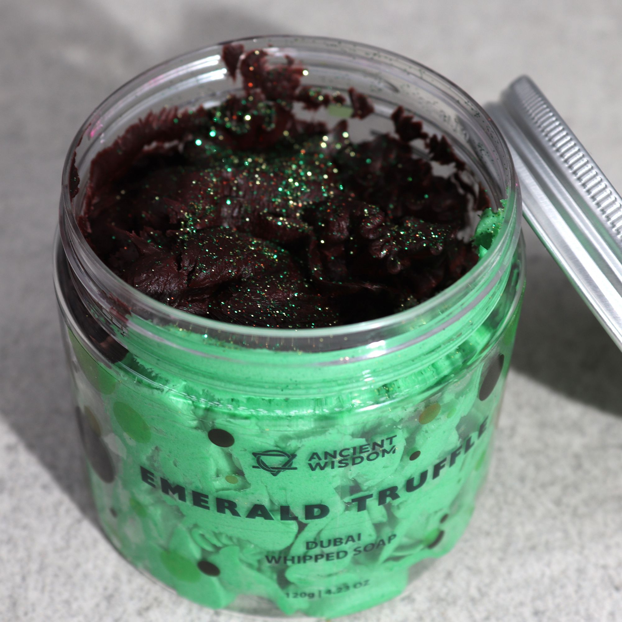 Ancient Dubai Flødesæbe – Emerald Truffle