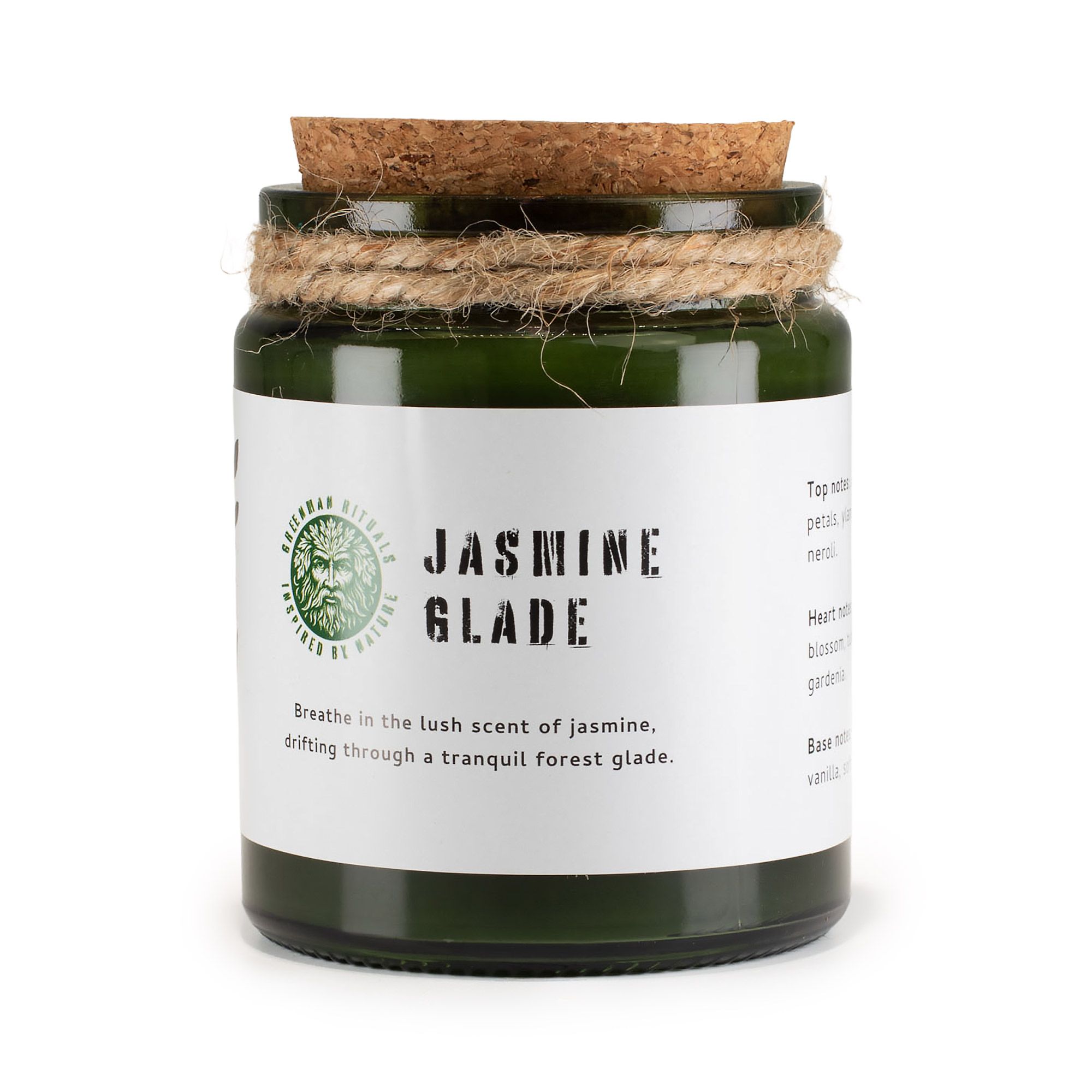 Greenman Woodwick Soja Duftlys – Jasmine Glade