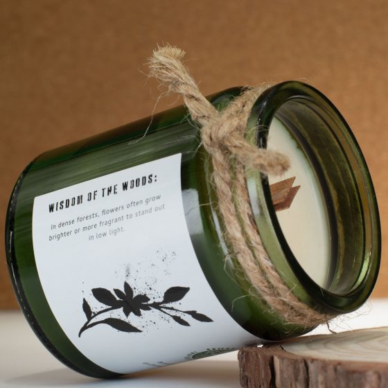 Greenman Woodwick Soja Duftlys – Jasmine Glade - Billede 5