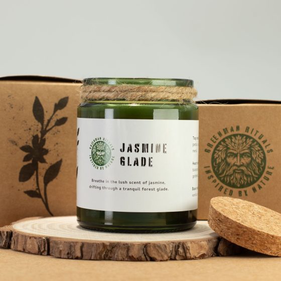 Greenman Woodwick Soja Duftlys – Jasmine Glade - Billede 6