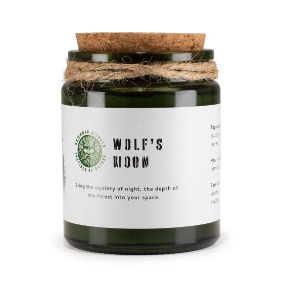 Greenman Woodwick Soja Duftlys – Wolf's Moon