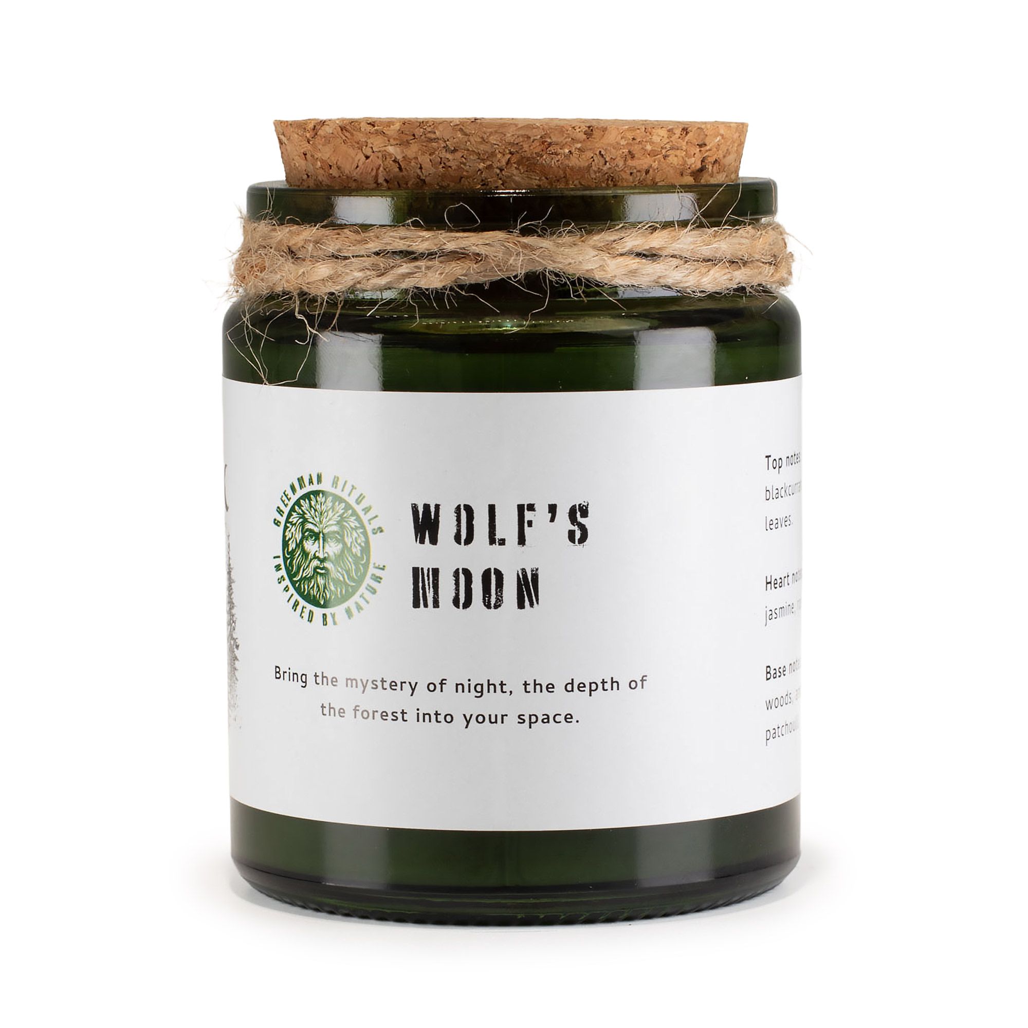 Greenman Woodwick Soja Duftlys – Wolf's Moon