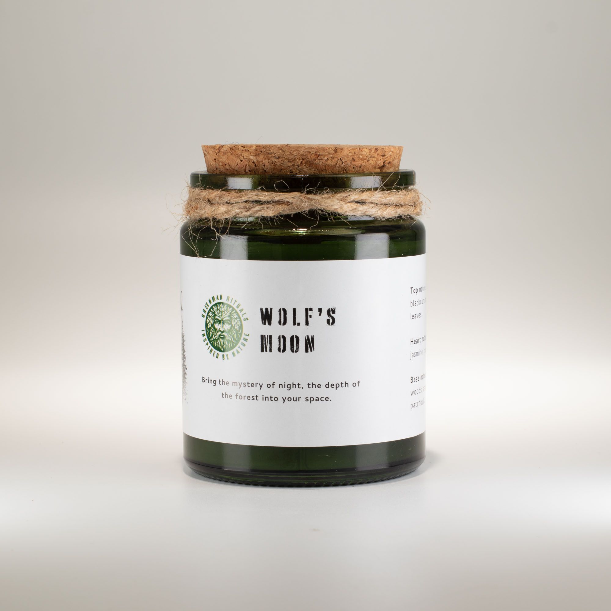 Greenman Woodwick Soja Duftlys – Wolf's Moon