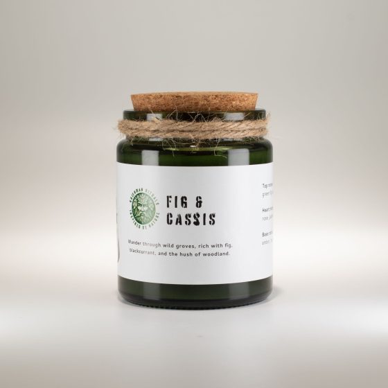 Greenman Woodwick Soja Duftlys – Crushed Fig & Cassis - Billede 4