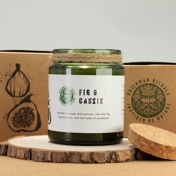 Greenman Woodwick Soja Duftlys – Crushed Fig & Cassis - Billede 6