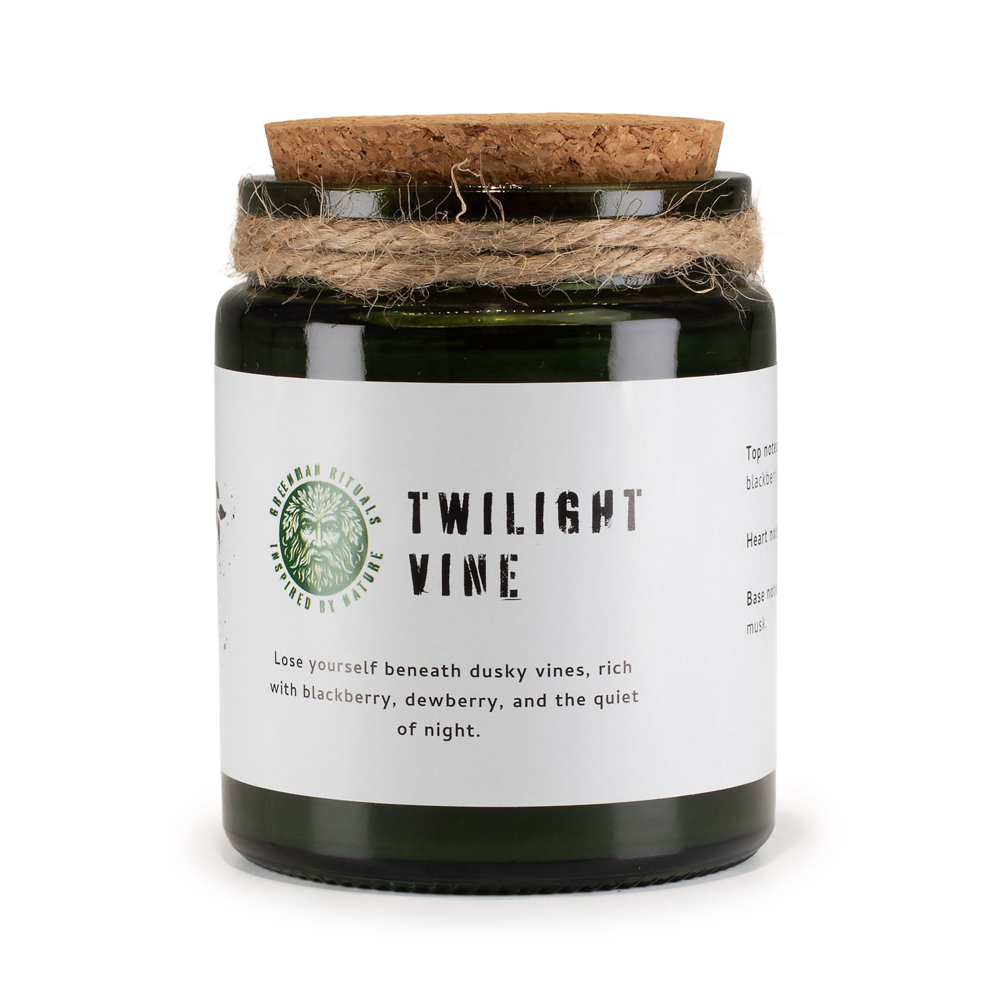 Greenman Woodwick Soja Duftlys – Twilight Vine