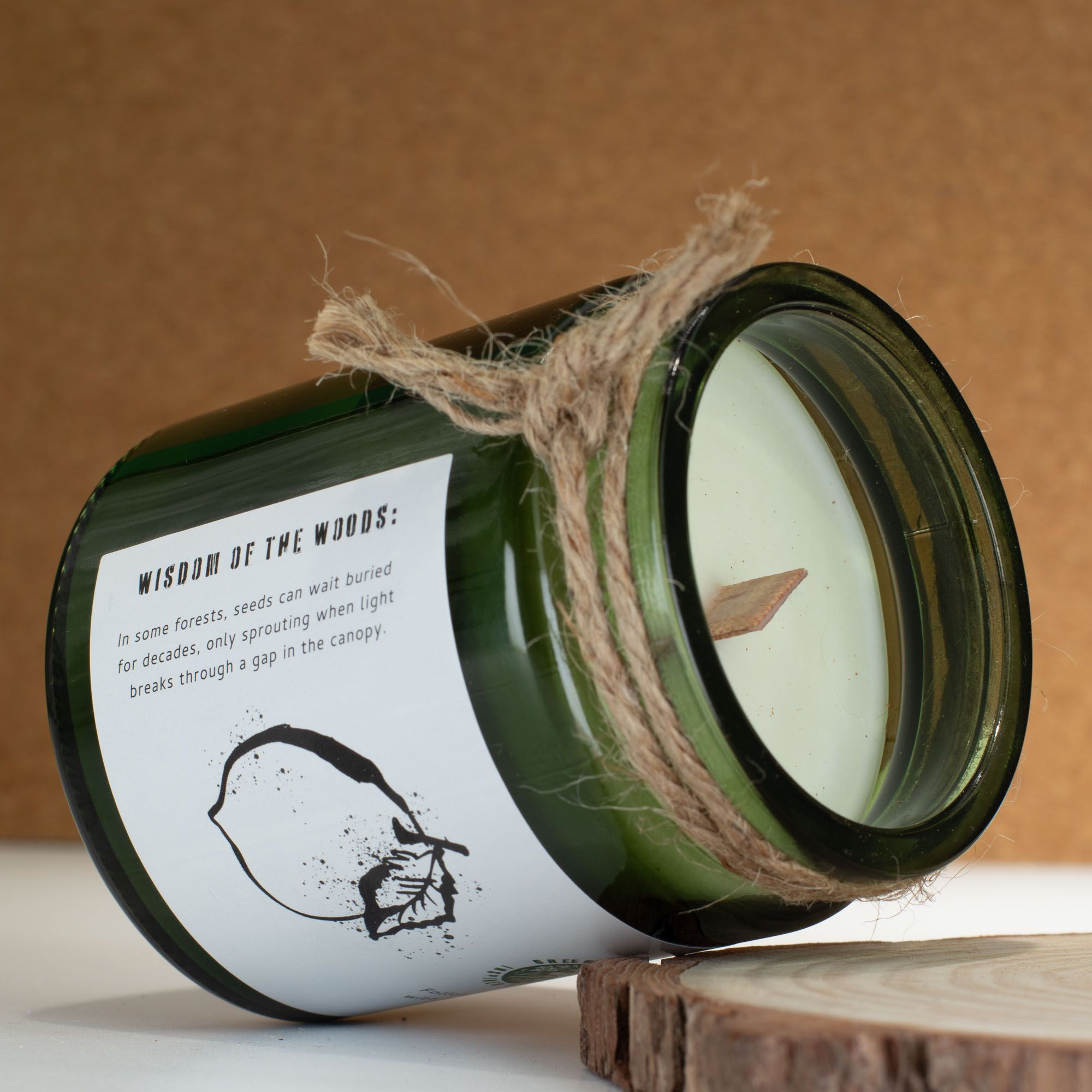 Greenman Woodwick Soja Duftlys – Forest Resin