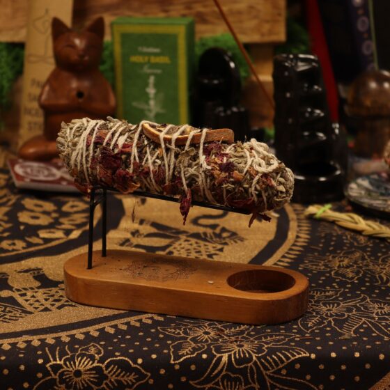 Banjara smudge – Himalaya-salvie, Appelsin, Rose, Tulsi, Rhododendron - Billede 4