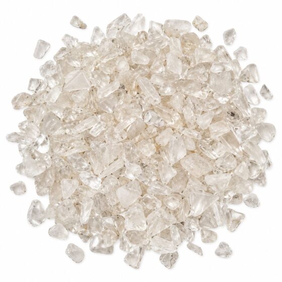 Klar kvarts fliser – 1 kg - Billede 1