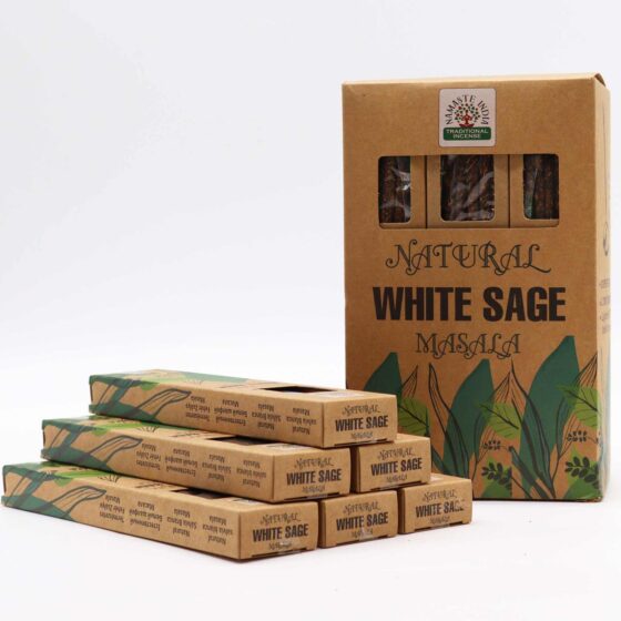 Natural Botanical Masala røgelsespinde – Hvid Salvie - Billede 3