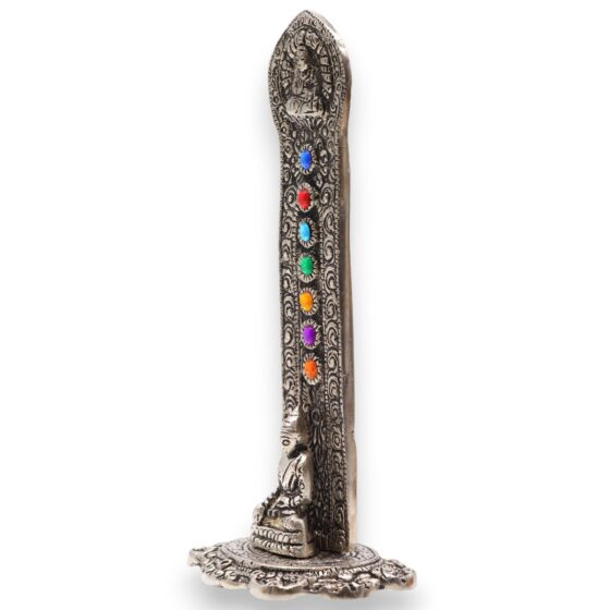 7 Chakra Tower Buddha røgelsesholder (16×6×7 cm) - Billede 5