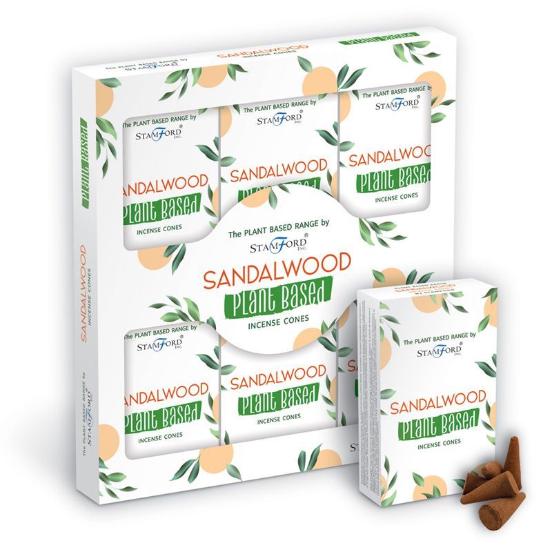 Stamford Plant Based røgelseskegler – Sandalwood