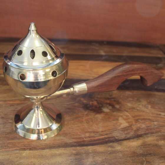 Messing røgelsesbrænder – Plain Censer - Billede 3