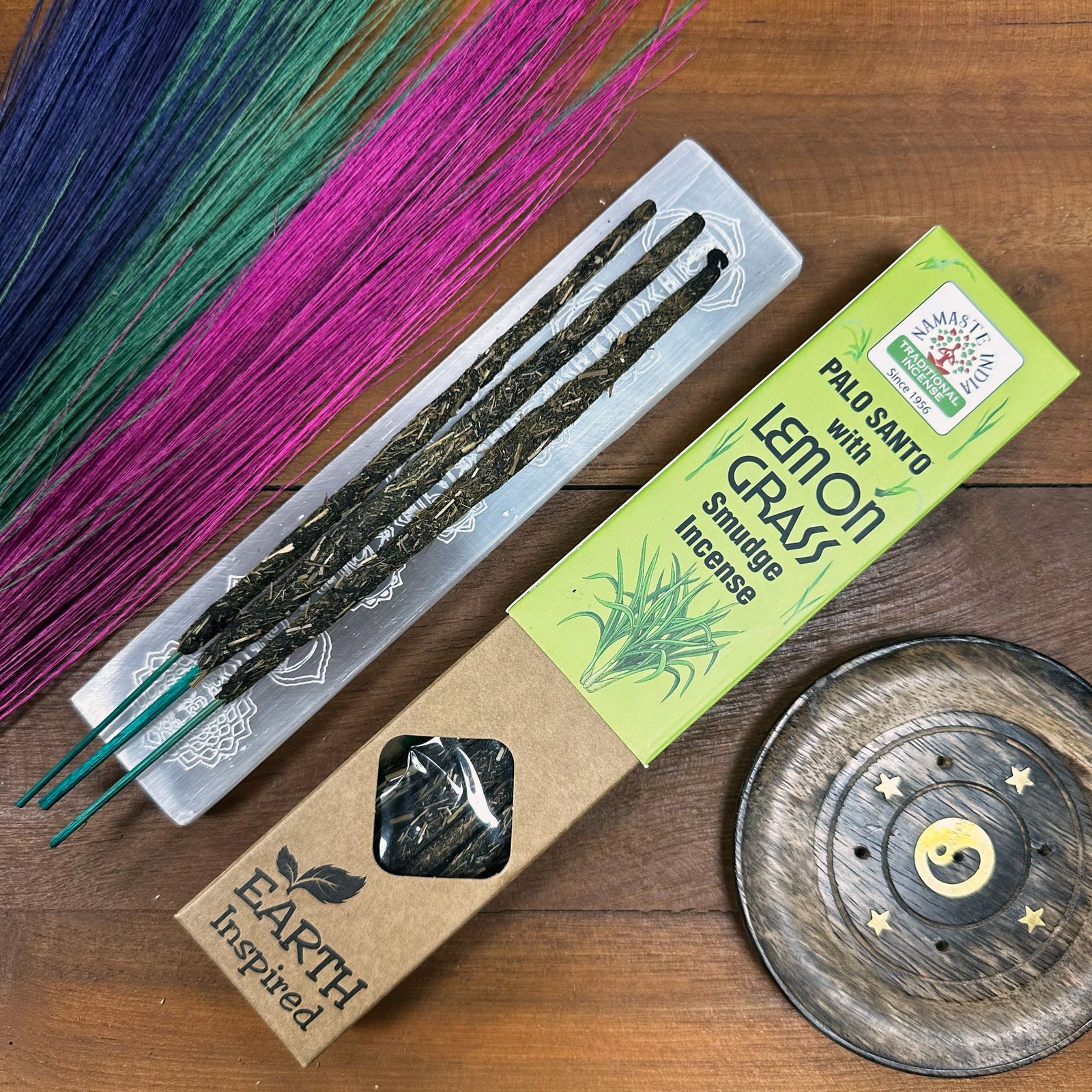 Earth Inspired Smudge røgelsespinde – Citrongræs