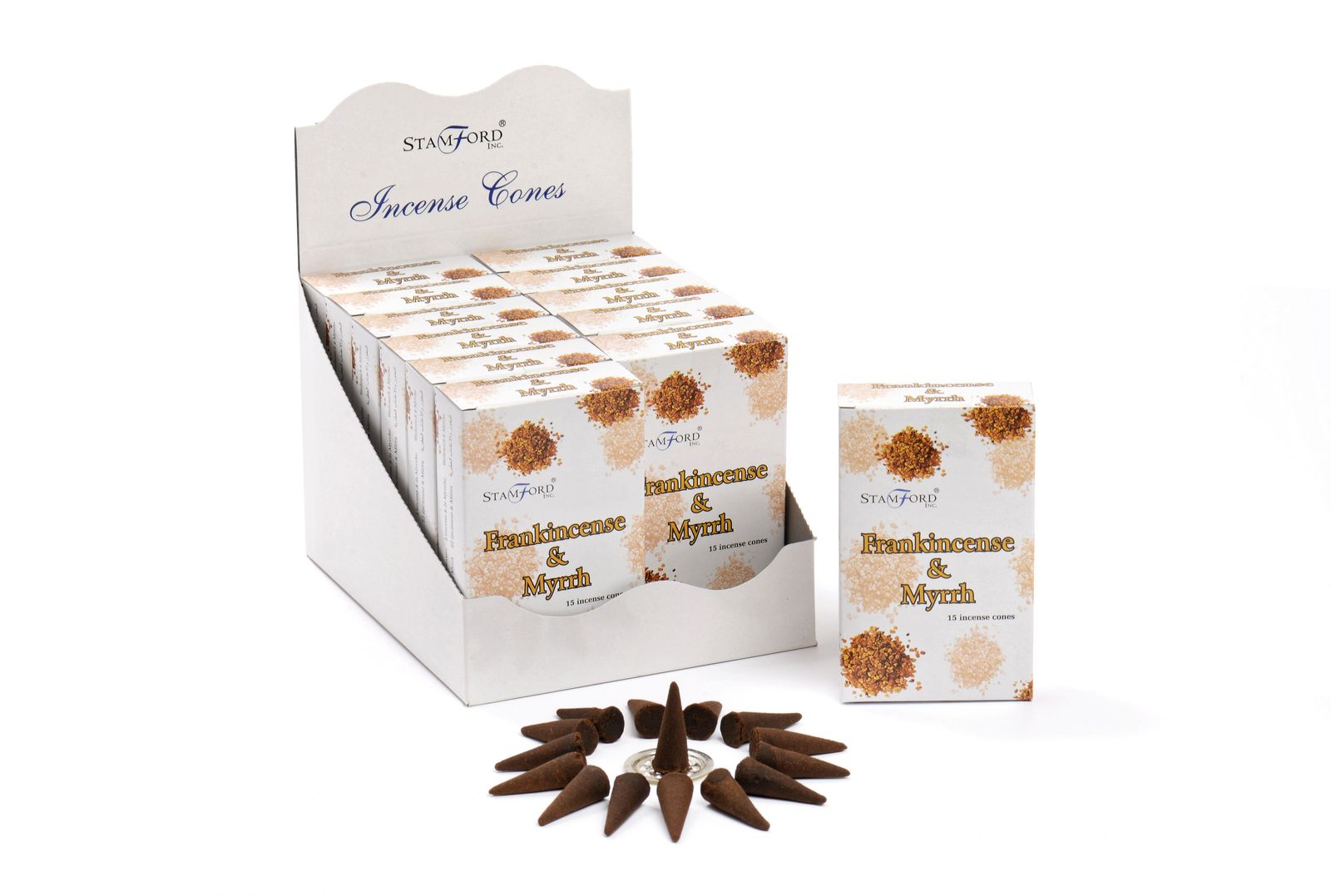 Stamford Premium røgelseskegler – Frankincense