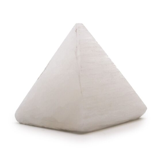 Selenitpyramide – 5 cm - Billede 4