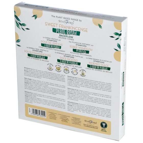Stamford Plant Based backflow røgelseskegler – Sweet Frankincense - Billede 2