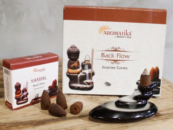 Aromatika backflow røgelseskegler – Palo Santo - Billede 3
