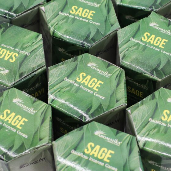 Backflow røgelseskegler – Sage (10 stk) - Billede 6