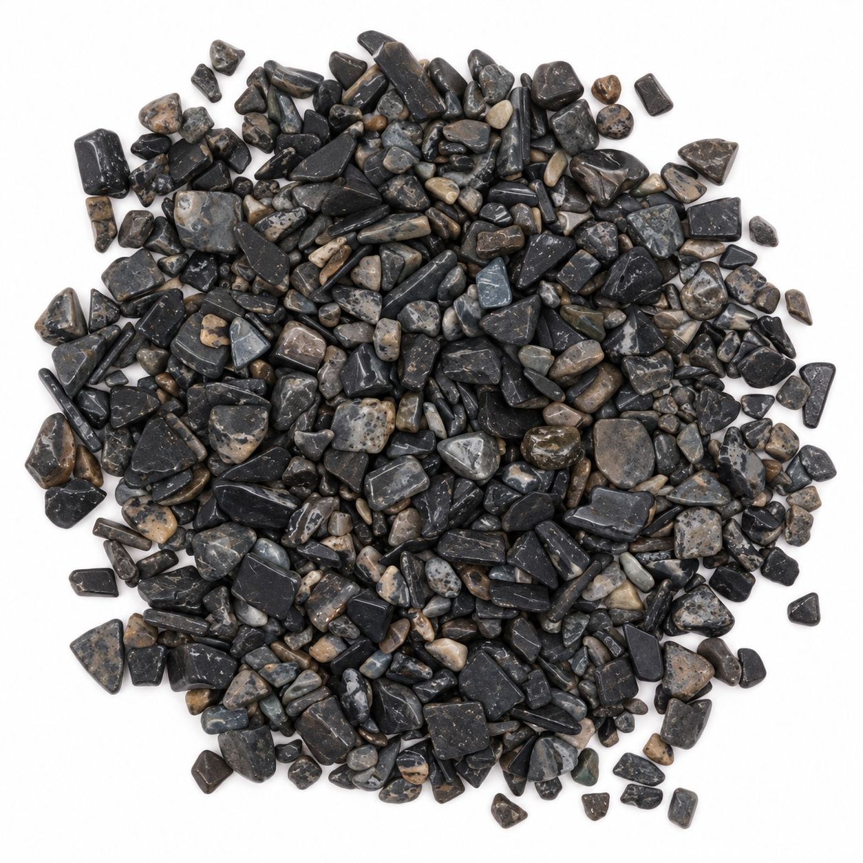 Sort turmalin fliser – 1 kg