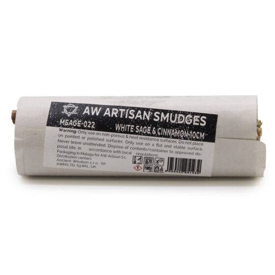 Ancient Wisdom smudge stick – White Sage & Cinnamon (10 cm) - Billede 2