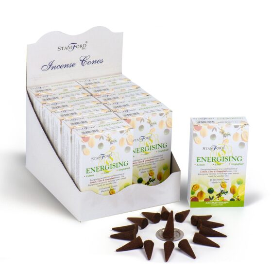 Stamford Premium røgelseskegler – Energising - Billede 1