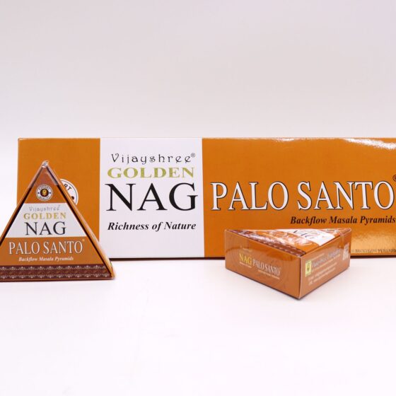 Golden Nag backflow røgelseskegler – Palo Santo Jumbo (42 g) - Billede 2