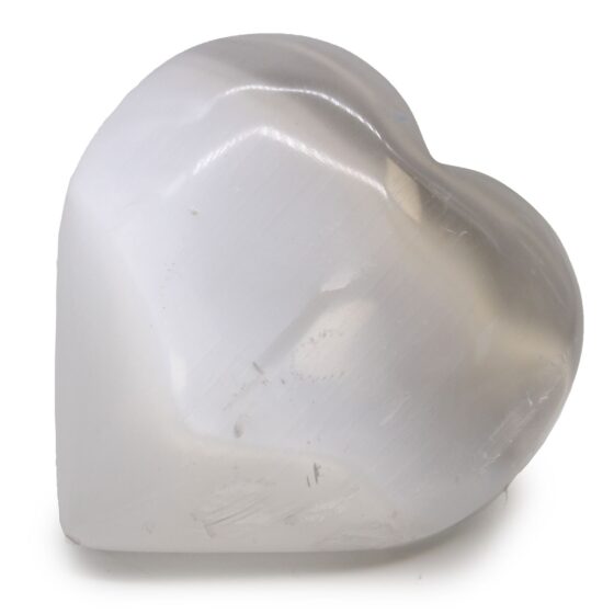 Selenithjerte – 10 cm - Billede 1