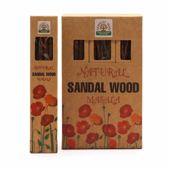 Natural Botanical Masala røgelsespinde – Sandeltræ - Billede 1